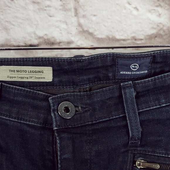 AG adriano goldschmied 26R the moto legging zipper leg - Picture 5 of 11